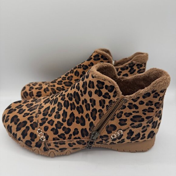Skechers Shoes - Skechers Women's Wide Fit Animal Print Ankle Booties Size 9 NEW!!!